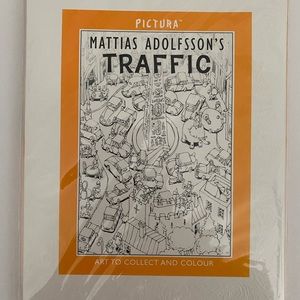 🌻4/$20🌻 adult coloring book Traffic panoramic